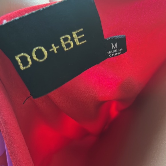 DO+BE One Shoulder Pink Floral Dress - Picture 8 of 9